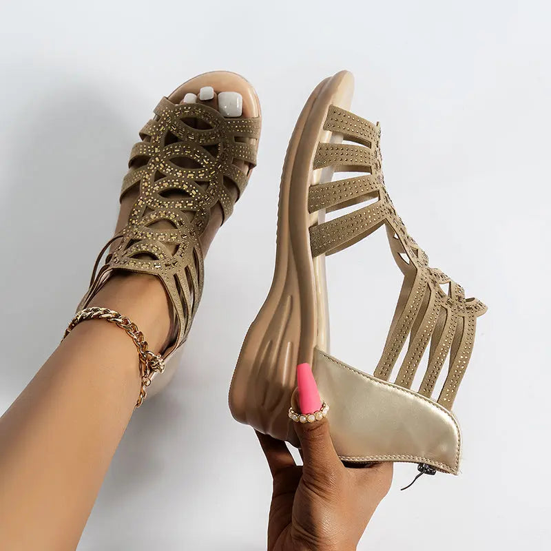 Sandale d'été orthopédique à la mode fait au Québec Boutique Linda