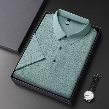 Jean et Marcel™ | Polo Élégant Pour Homme Avec Motif Subtil