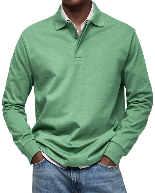 Jean™ | Polo Décontracté à Manches Longues