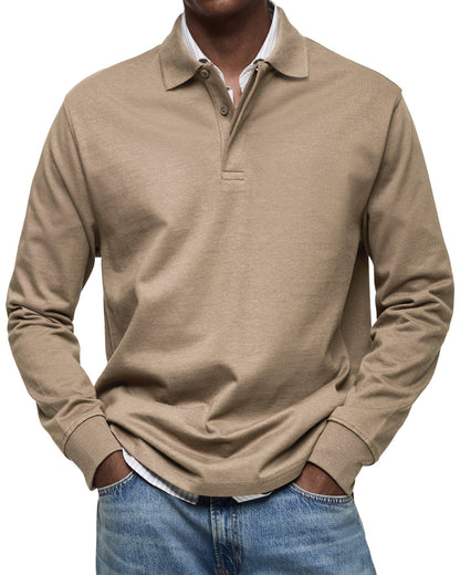 Jean™ | Polo Décontracté à Manches Longues
