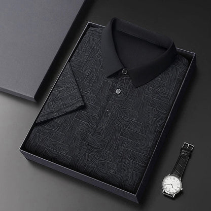 Jean et Marcel™ | Polo Élégant Pour Homme Avec Motif Subtil