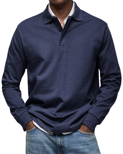 Jean™ | Polo Décontracté à Manches Longues