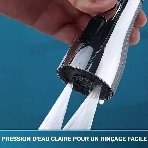 Tête de pulvérisation de robinet rotative