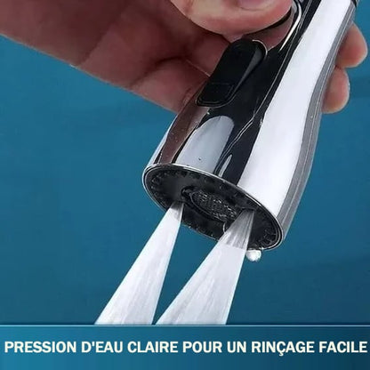 Tête de pulvérisation de robinet rotative