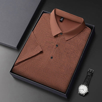 Jean et Marcel™ | Polo Élégant Pour Homme Avec Motif Subtil