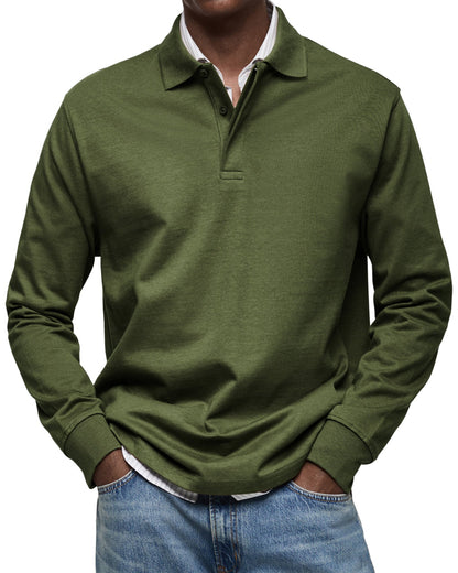 Jean™ | Polo Décontracté à Manches Longues