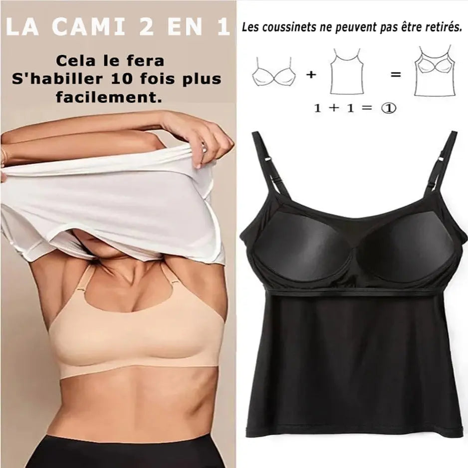 Camisole ample avec soutien-gorge intégré Boutique Linda