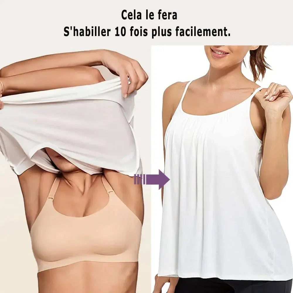 Camisole ample avec soutien-gorge intégré Boutique Linda