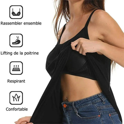 Camisole ample avec soutien-gorge intégré Boutique Linda