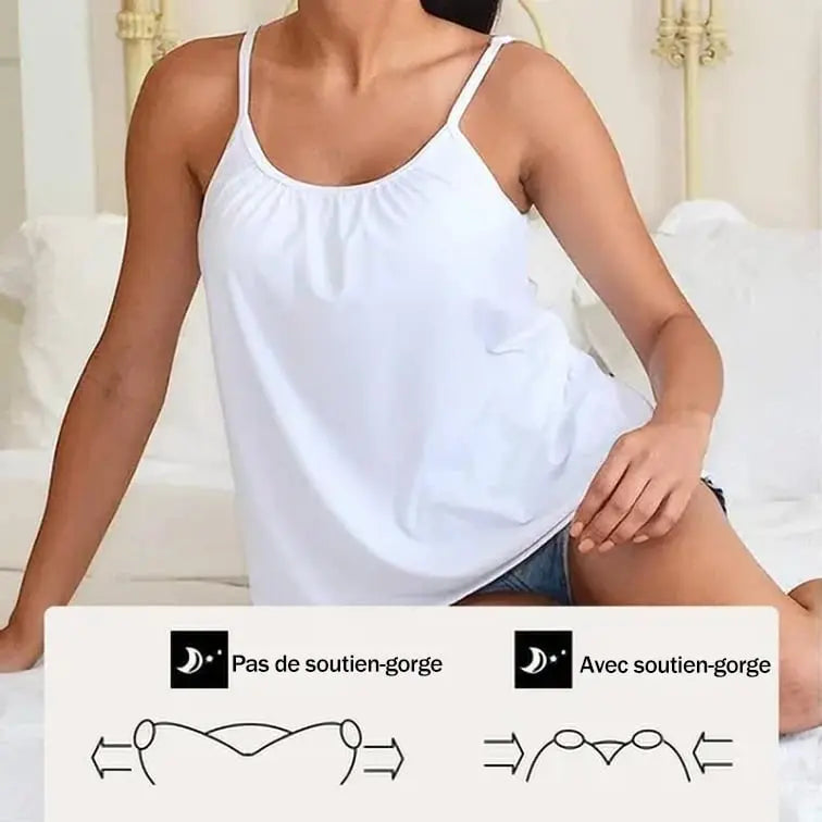 Camisole ample avec soutien-gorge intégré Boutique Linda