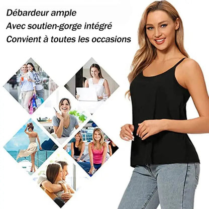 Camisole ample avec soutien-gorge intégré Boutique Linda