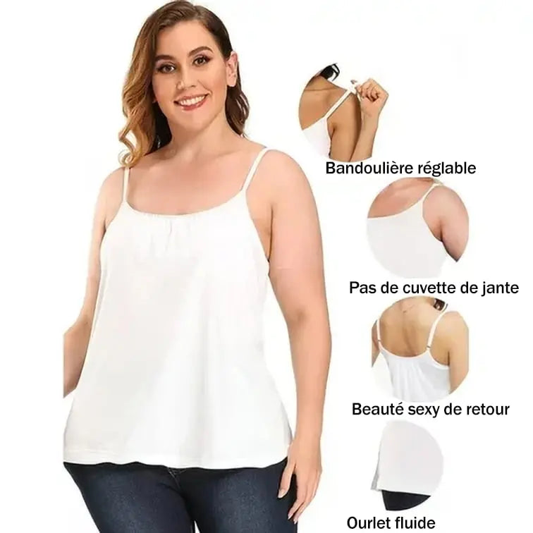 Camisole ample avec soutien-gorge intégré Boutique Linda