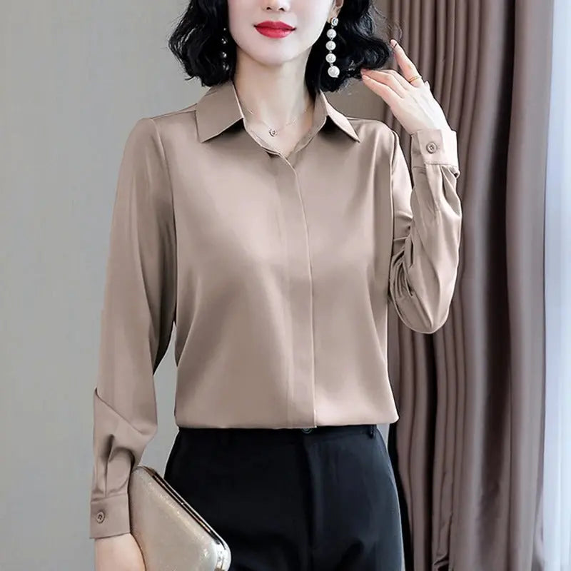 Chemise  en mousseline de soie pour femmes Boutique Linda
