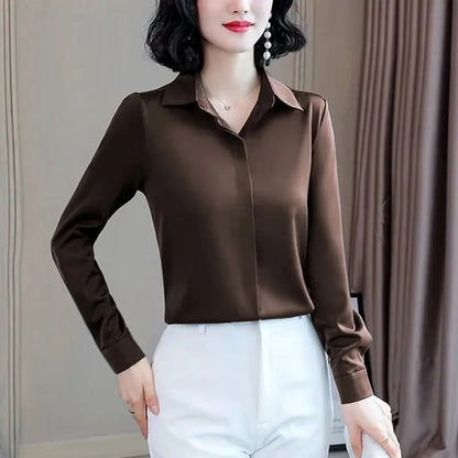 Chemise  en mousseline de soie pour femmes Boutique Linda