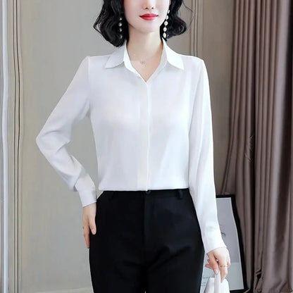 Chemise  en mousseline de soie pour femmes Boutique Linda