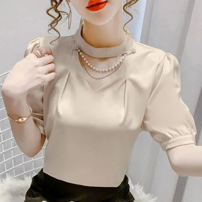 Chemisier de Style estival et décontracté pour femme Boutique Linda