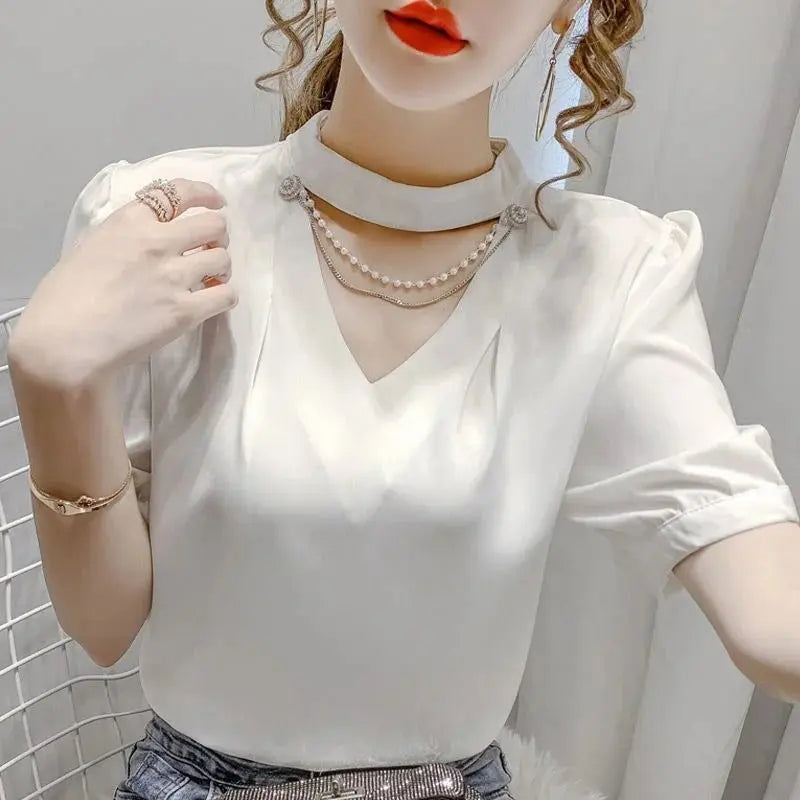 Chemisier de Style estival et décontracté pour femme Boutique Linda