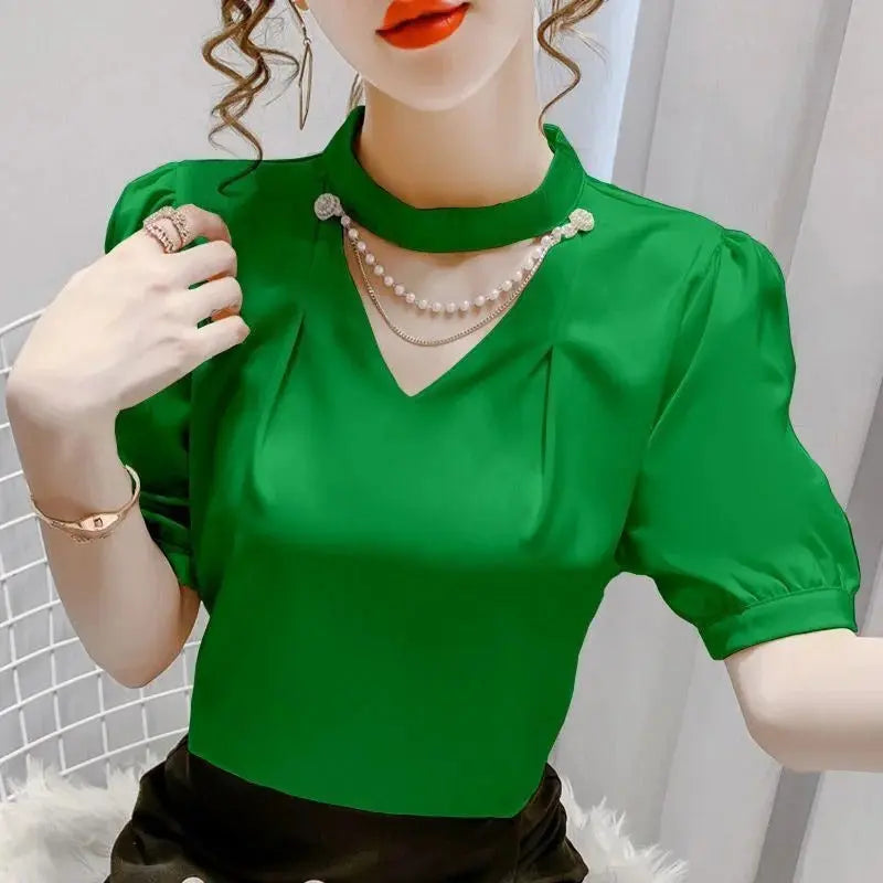 Chemisier de Style estival et décontracté pour femme Boutique Linda