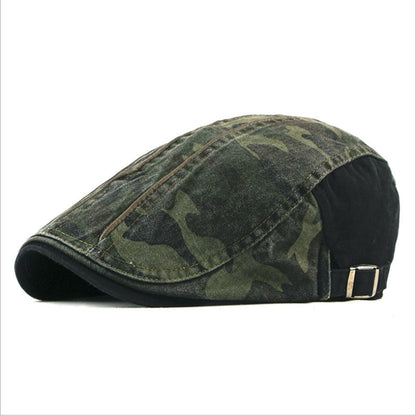 Casquette en coton camouflage