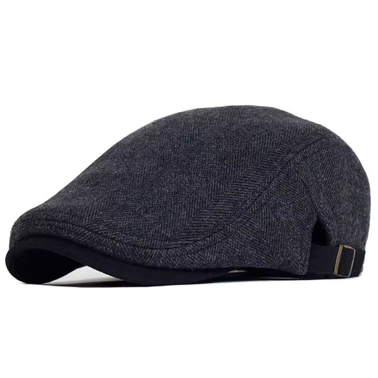 Casquette Plate Héritage en Laine Noble