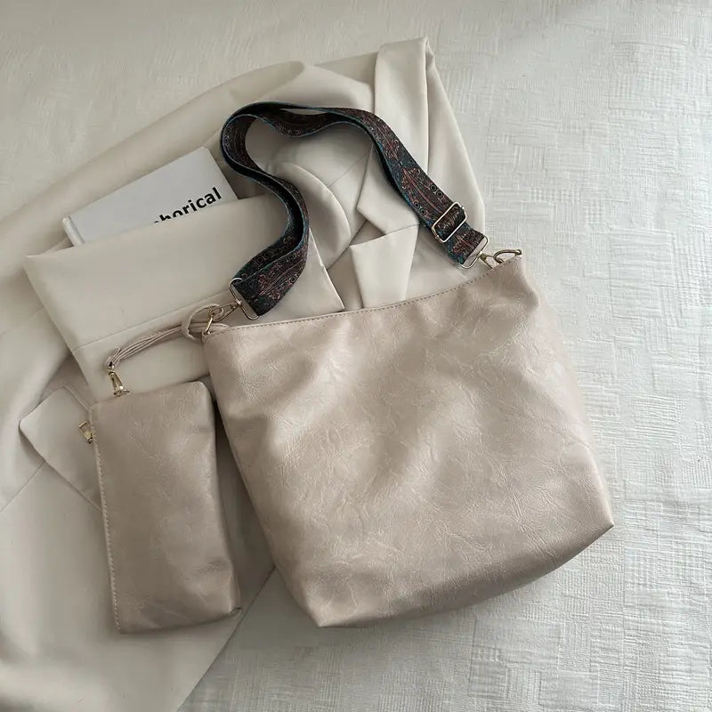 Ensemble Sac à Main en Cuir Fait À Québec