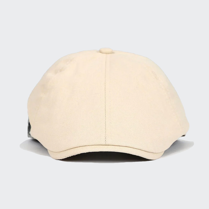 Casquette Plate Classique en Laine - Solution Élégante pour Cheveux Clairsemés