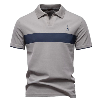 J&M Paris™ | Polo pour Hommes avec Blocs de Couleur