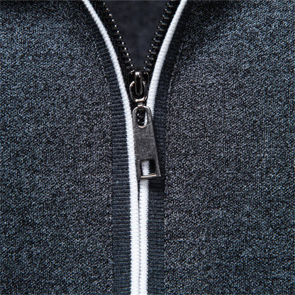 J&M Paris™ | Polo Élégant pour Hommes avec Fermeture Éclair