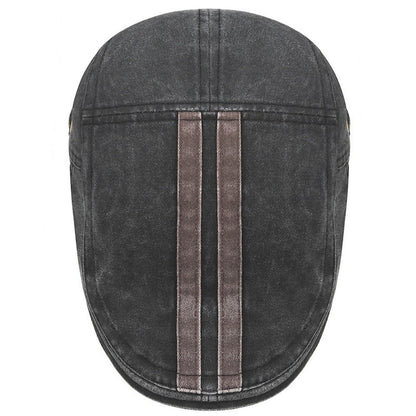 Casquette à bande en denim