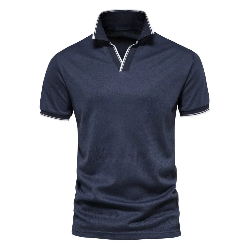 J&M Paris™ | Polo pour Homme à Col en V