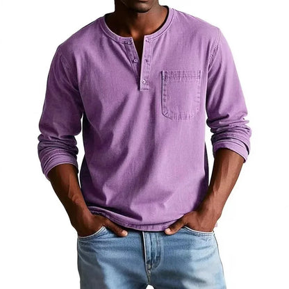 Thomas™ | Chemise Henley Vintage pour Homme