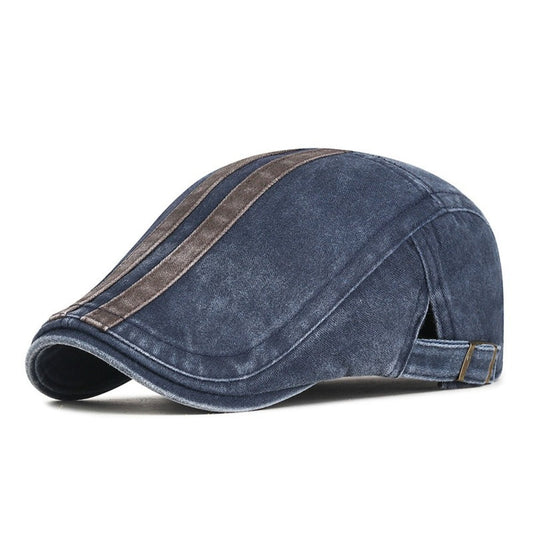 Casquette à bande en denim