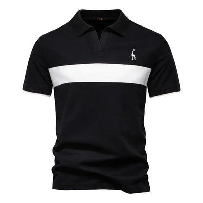 J&M Paris™ | Polo pour Hommes avec Blocs de Couleur