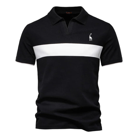 J&M Paris™ | Polo pour Hommes avec Blocs de Couleur