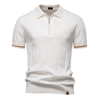 J&M Paris™ | Polo pour Hommes avec Fermeture Éclair