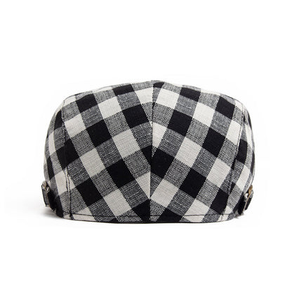 Casquette à carreaux Vichy