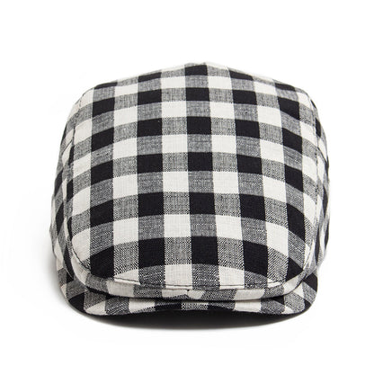 Casquette à carreaux Vichy