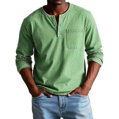 Thomas™ | Chemise Henley Vintage pour Homme