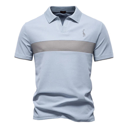 J&M Paris™ | Polo pour Hommes avec Blocs de Couleur