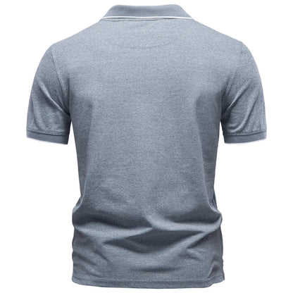 J&M Paris™ | Polo Élégant pour Hommes avec Fermeture Éclair