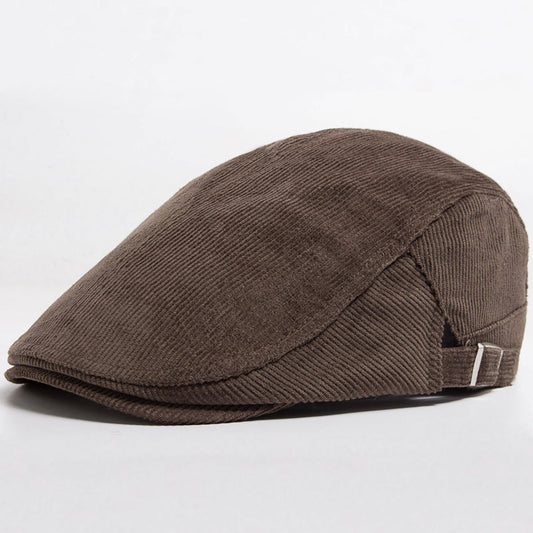 Casquette vintage en velours côtelé