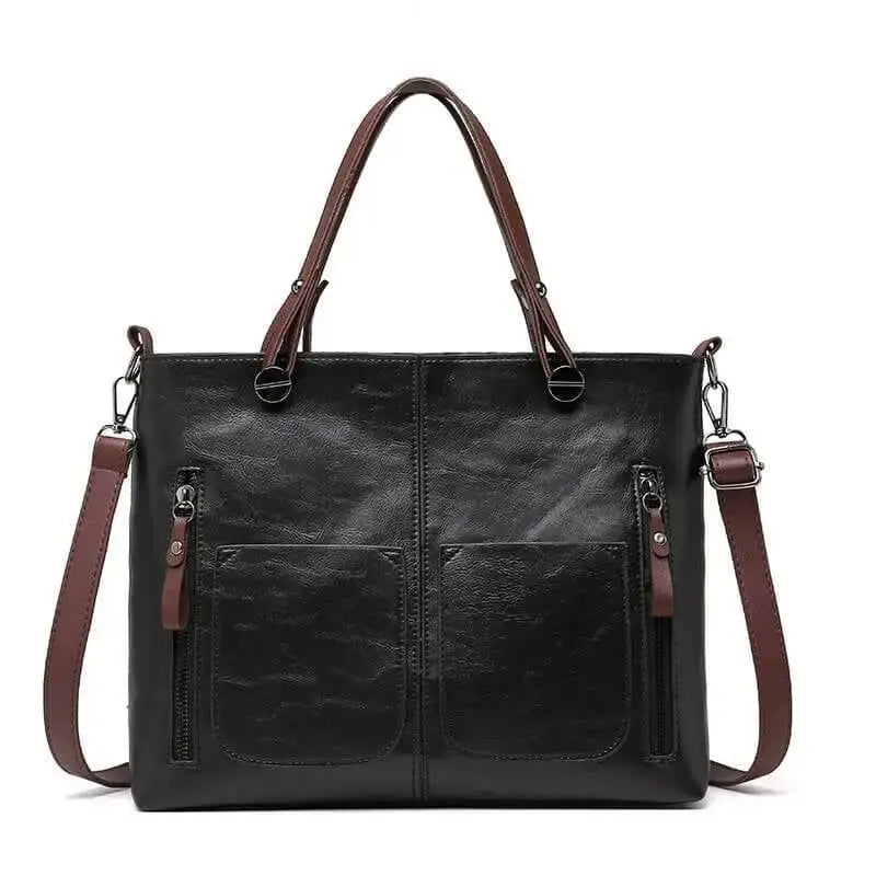 Sac bandoulière vintage en cuir antivol pour femme Boutique Linda