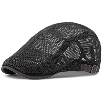 Casquette à visière en maille