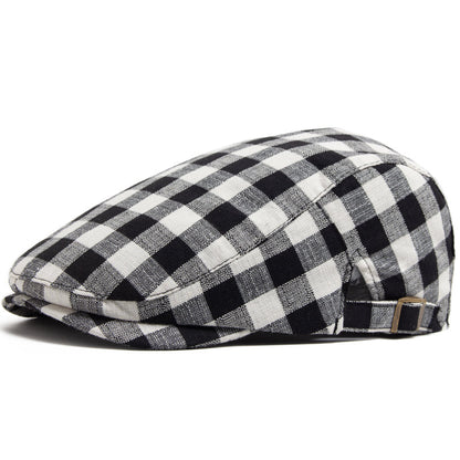 Casquette à carreaux Vichy