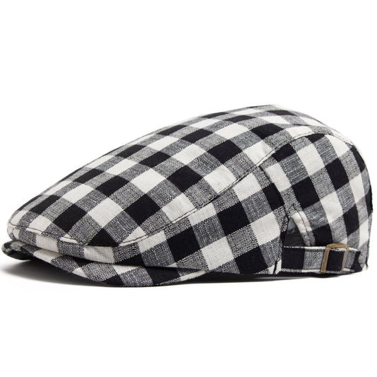 Casquette à carreaux Vichy