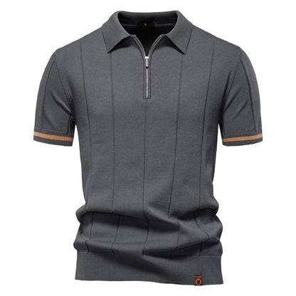 J&M Paris™ | Polo pour Hommes avec Fermeture Éclair