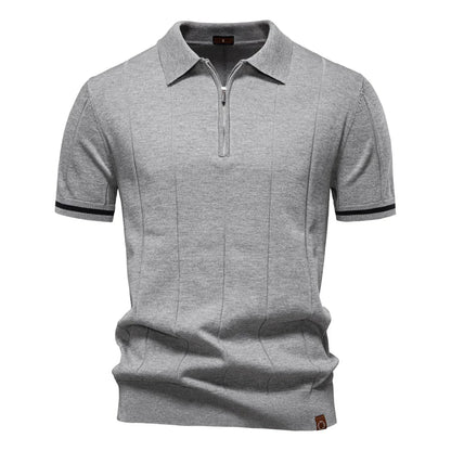 J&M Paris™ | Polo pour Hommes avec Fermeture Éclair