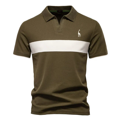 J&M Paris™ | Polo pour Hommes avec Blocs de Couleur