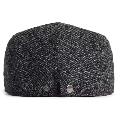 Casquette Plate Héritage en Laine Épaisse
