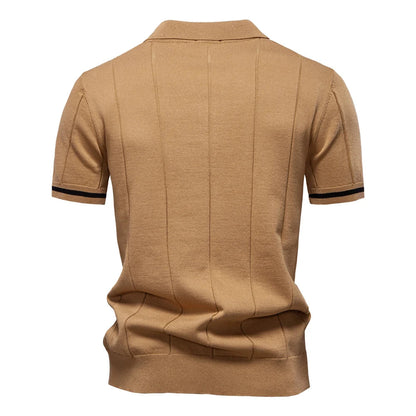 J&M Paris™ | Polo pour Hommes avec Fermeture Éclair